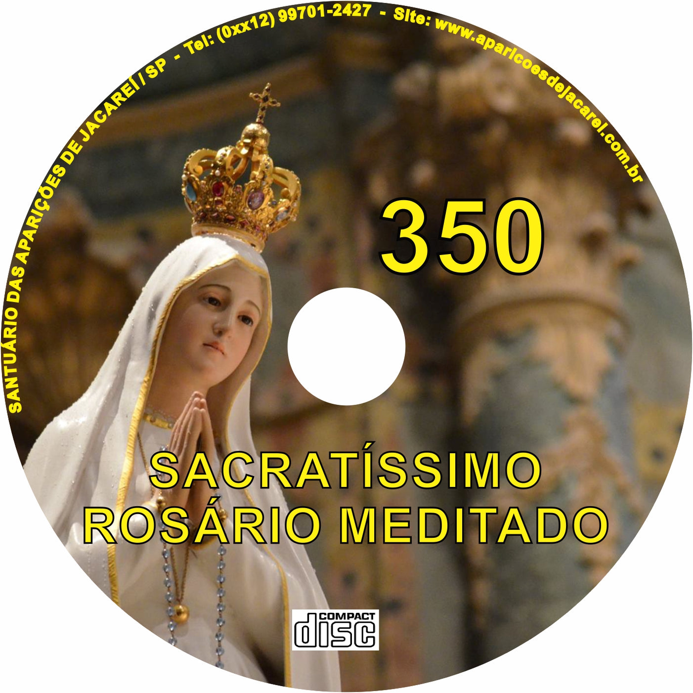 CD Rosário Meditado 350 CD Rosário Meditado 350